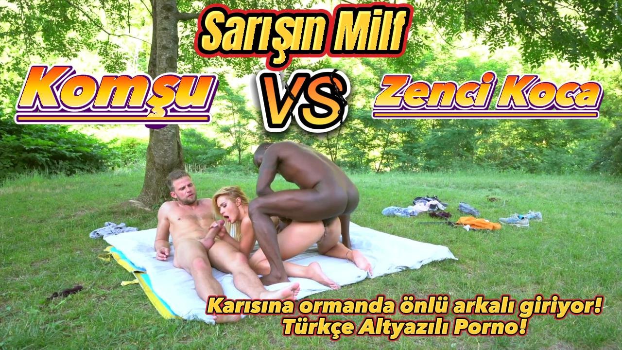 Cherry Kiss ve zenci Kocasının Ormanda Yaşadıkları Grup Sikiş Macerası